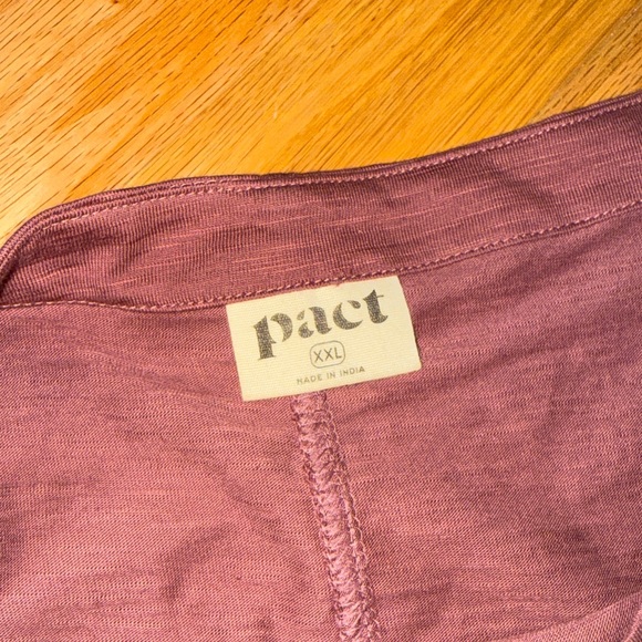 Pact Women's Long Sleeve Top in Burgundy - Picture 3 of 6